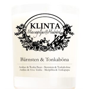 Massageljus bärnsten och tonkaböna L