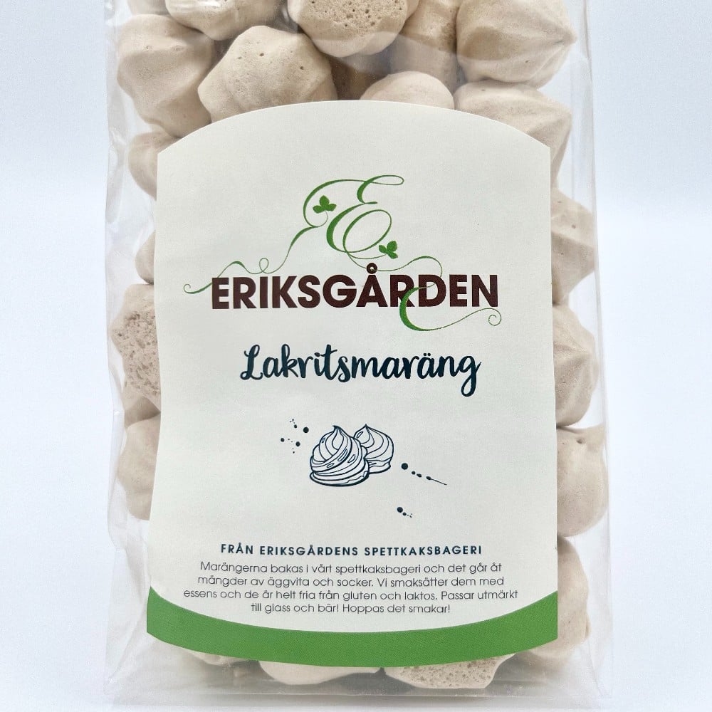 Eriksgårdens lakritsmaräng